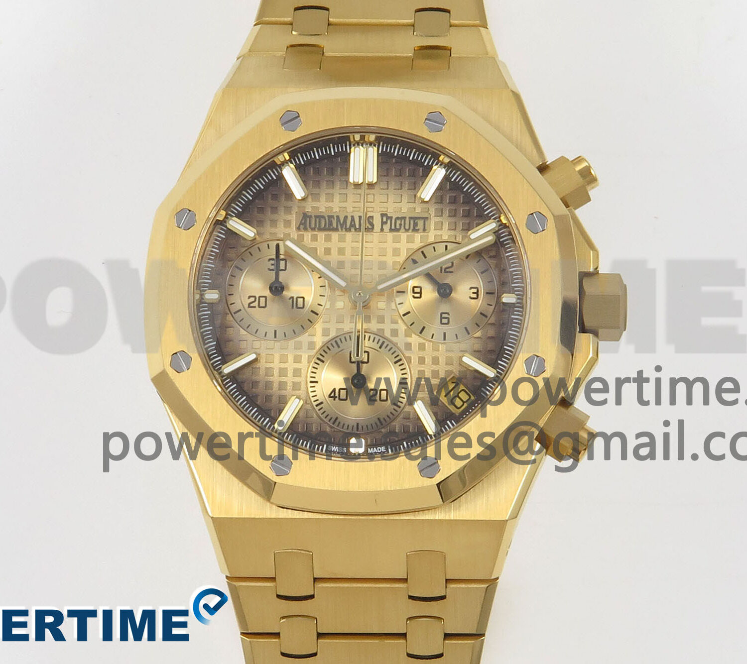 Royal Oak Chrono 26240 YG APSF 1:1 Best Edition YG Dial on YG Bracelet SA4401