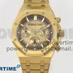 Royal Oak Chrono 26240 YG APSF 1:1 Best Edition YG Dial on YG Bracelet SA4401