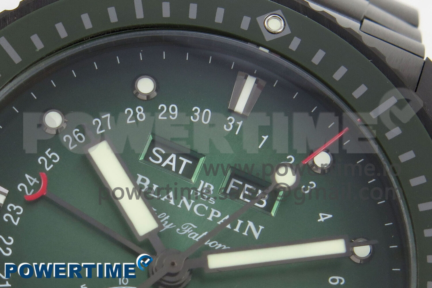 Bathyscaphe 43mm Ceramic DDDF 1:1 Best Edition Green Dial on Ceramic Bracelet A6654 - Image 4