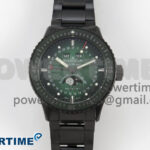 Bathyscaphe 43mm Ceramic DDDF 1:1 Best Edition Green Dial on Ceramic Bracelet A6654