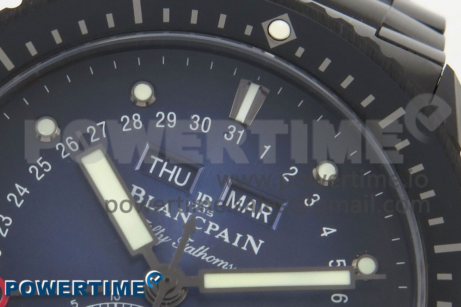 Bathyscaphe 43mm Ceramic DDDF 1:1 Best Edition Blue Dial on Ceramic Bracelet A6654 - Image 4