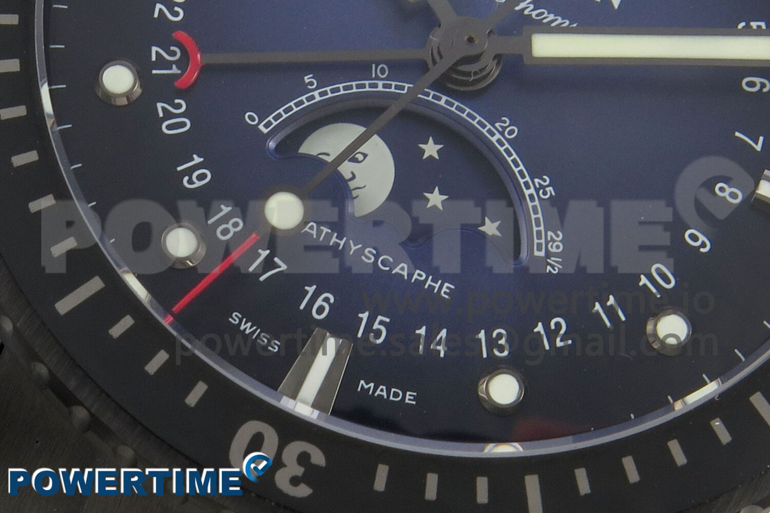 Bathyscaphe 43mm Ceramic DDDF 1:1 Best Edition Blue Dial on Ceramic Bracelet A6654 - Image 5