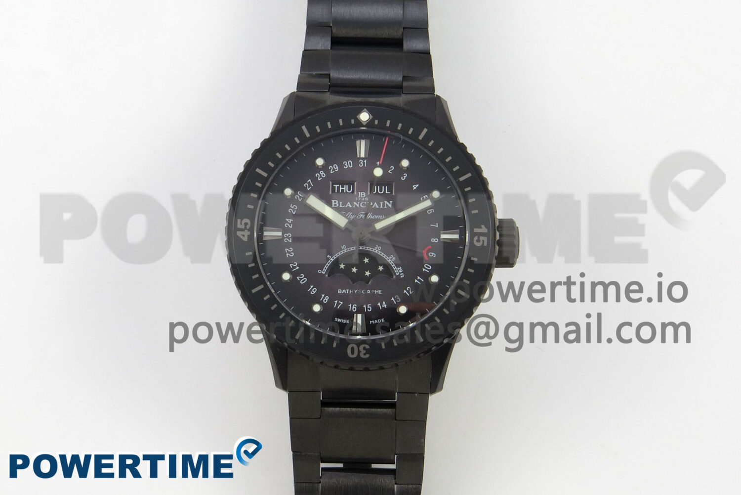 Bathyscaphe 43mm Ceramic DDDF 1:1 Best Edition Gray Dial on Ceramic Bracelet A6654 - Image 1
