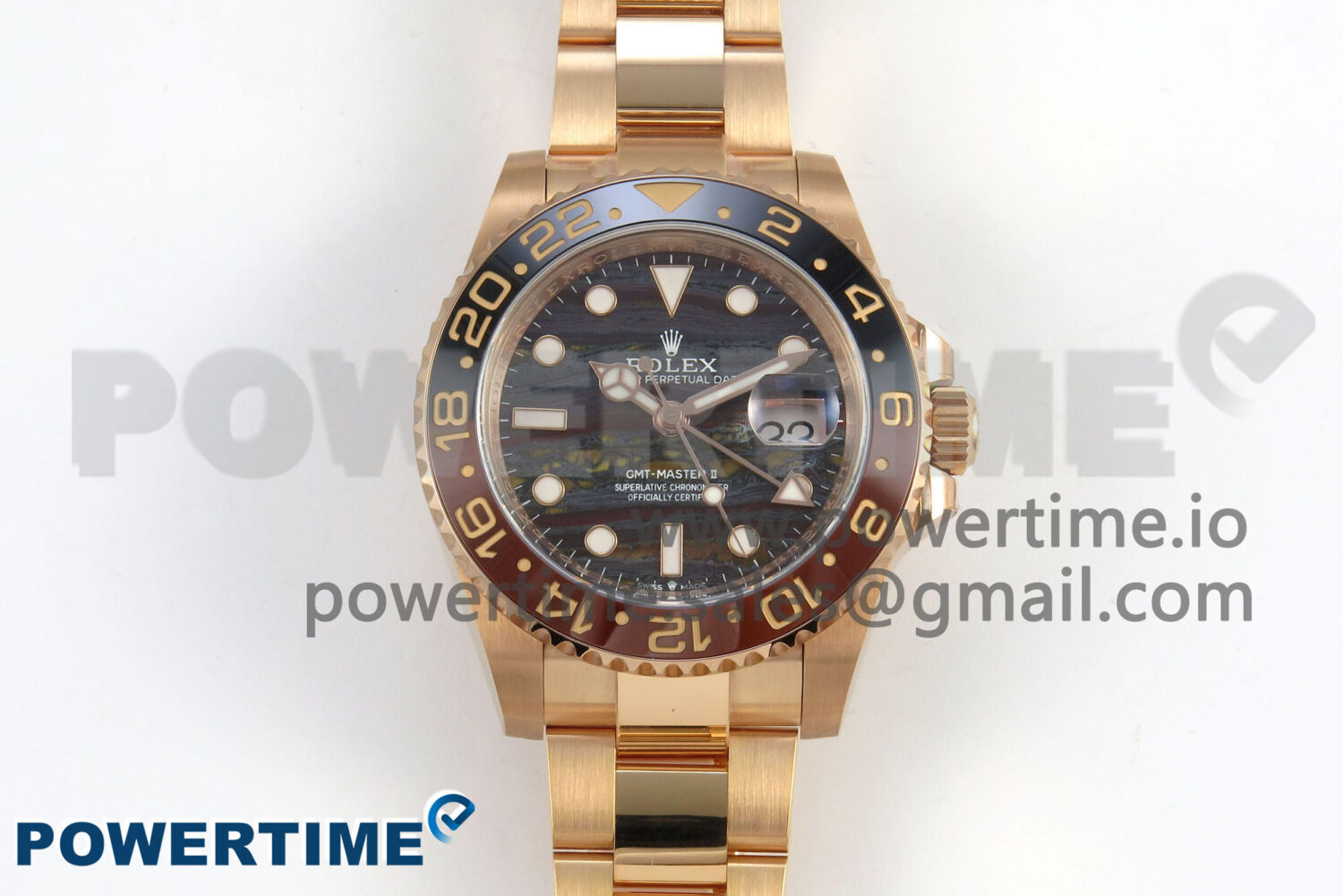 GMT-Master II 126715 CHNR RG 3EF 1:1 Best Edition Tiger Iron Dial on RG Bracelet Super Clone VR3285 CHS - Image 1