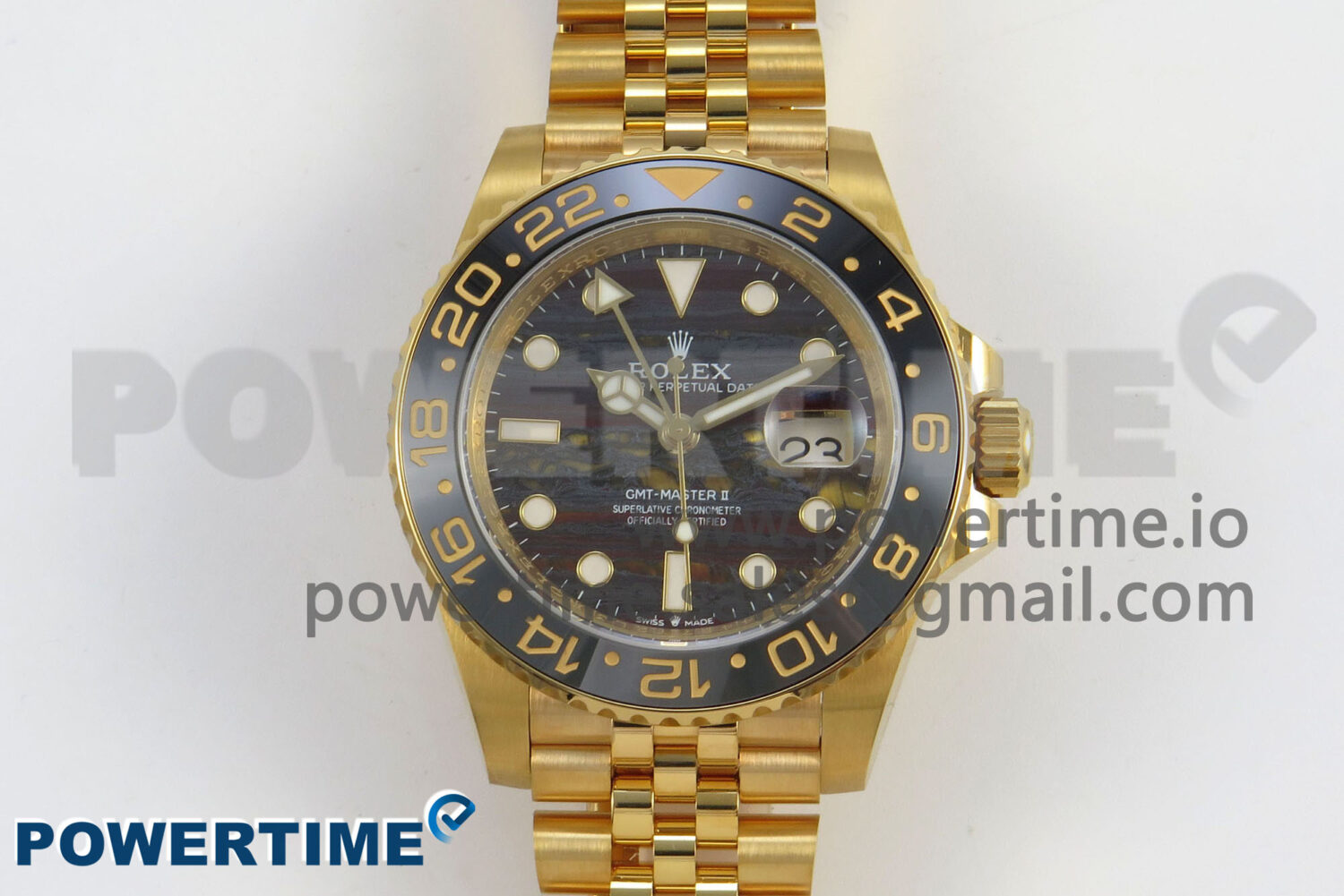 GMT-Master II 126718 GRNR YG 3EF 1:1 Best Edition Tiger Iron Dial On YG Bracelet Super Clone VR3285 CHS - Image 1