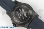 Superocean 46mm SS TF 1:1 Best Edition Blue Dial Black Bezel on Blue Rubber Strap A2824 V2 - Image 8