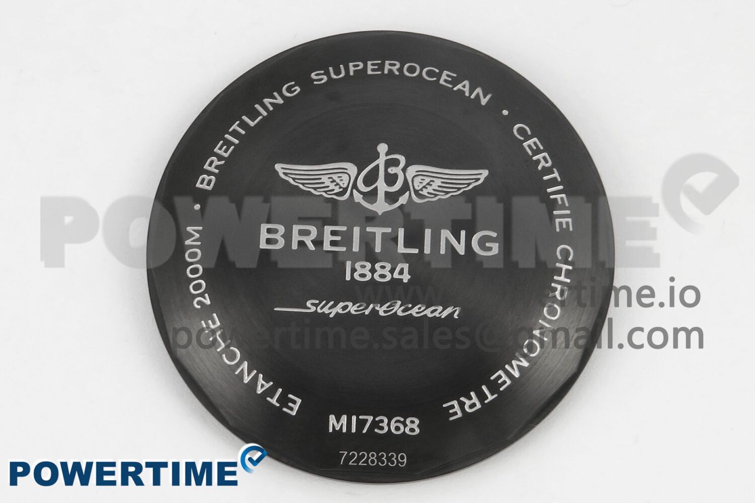 Superocean 46mm SS TF 1:1 Best Edition Blue Dial Black Bezel on Blue Rubber Strap A2824 V2 - Image 11