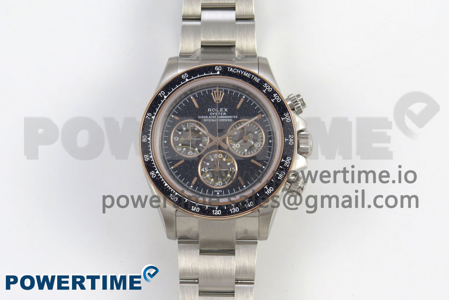 Daytona X SS/RG ADGF Best Edition Black Skeleton Dial On SS Bracelet SA4130 - Image 1