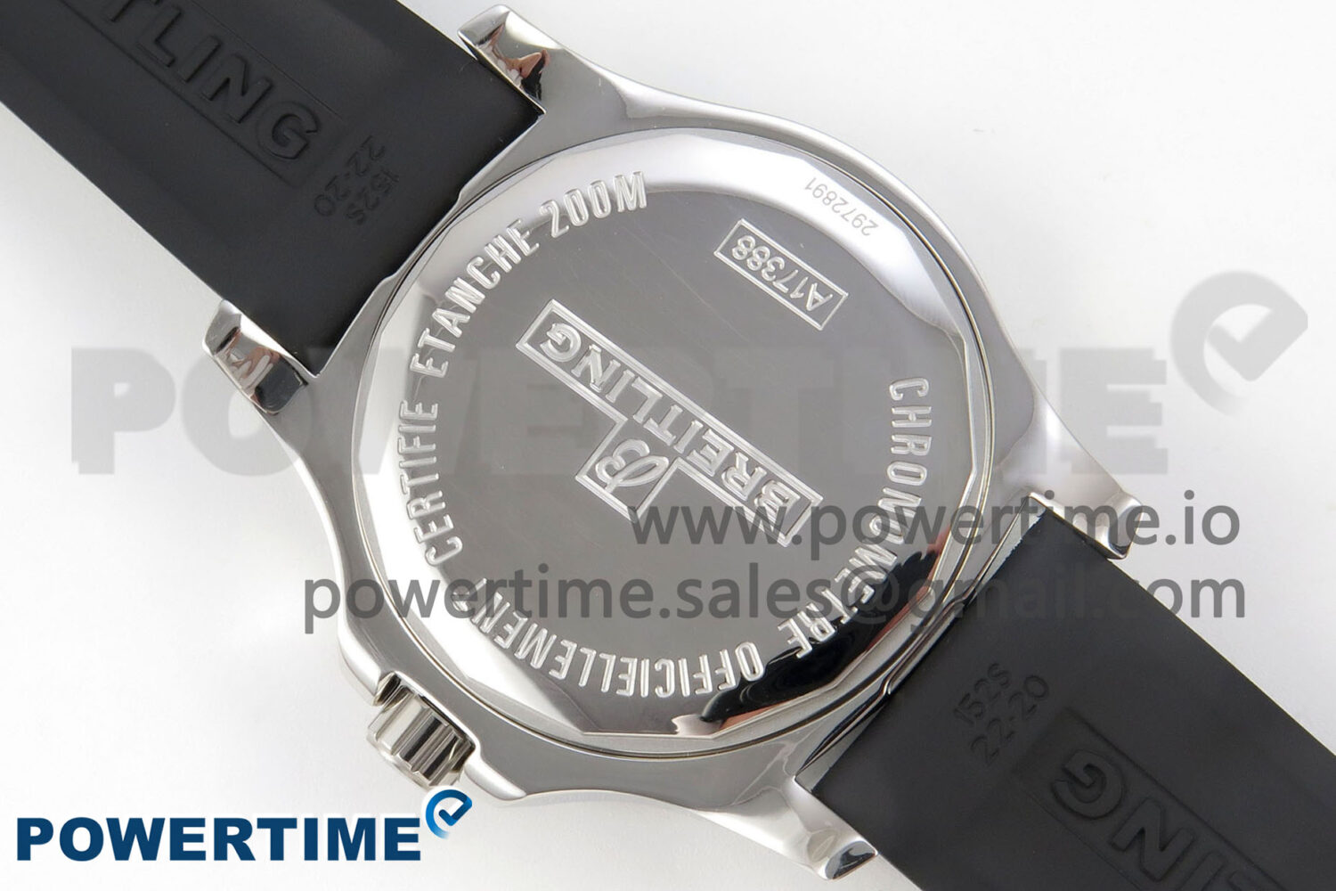 Colt Automatic 44mm TF 1:1 Best Edition Black Dial on Black Rubber Strap A2824 V2 - Image 8