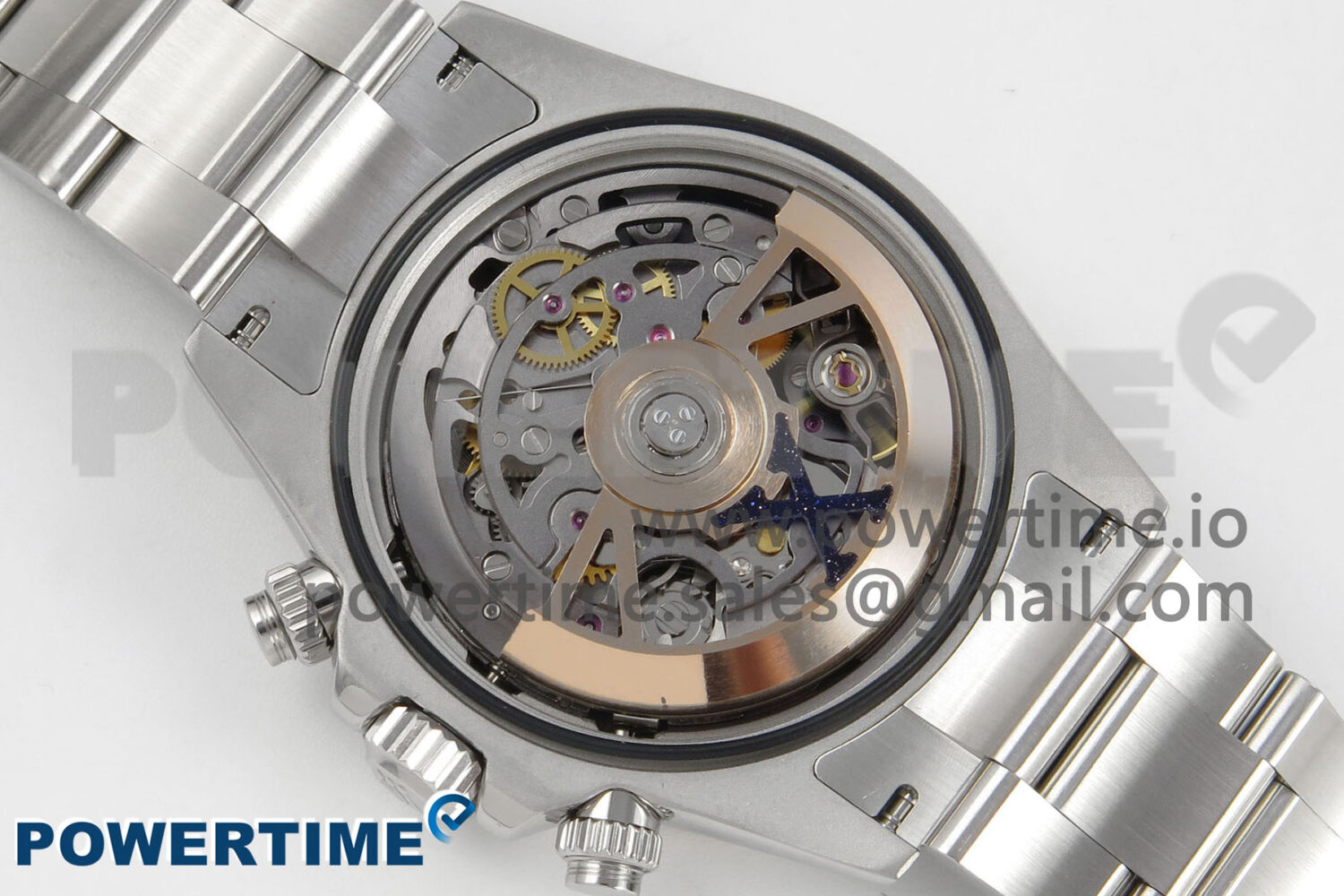 Daytona X SS/RG ADGF Best Edition Black Skeleton Dial On SS Bracelet SA4130 - Image 10