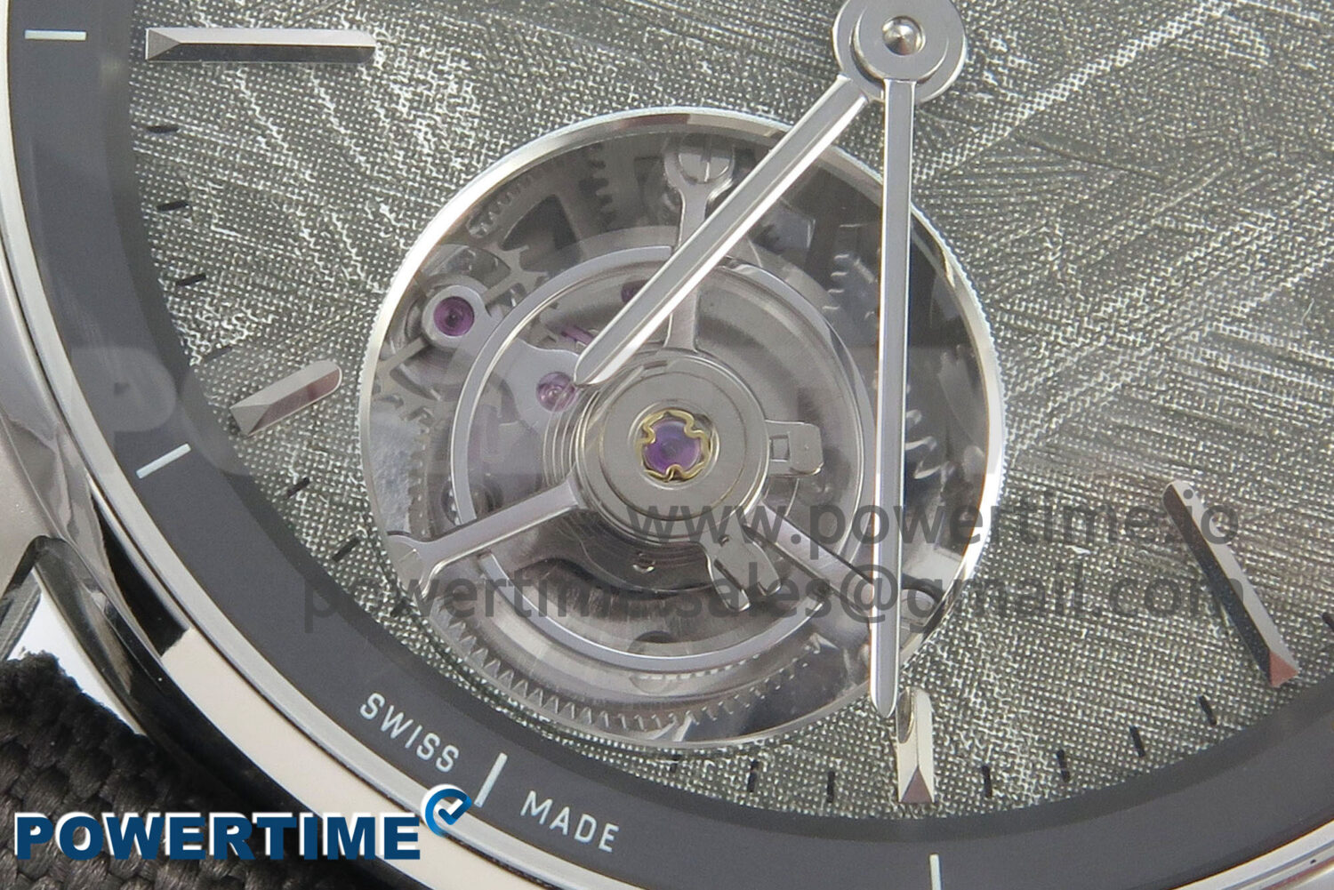 Code 11.59 Tourbillon SS APPF Best Edition Meteorite Dial on Gray Nylon Strap - Image 5