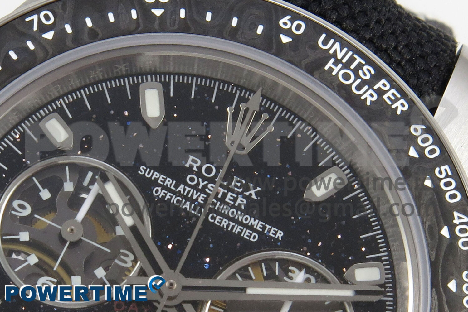 DIW Ventura Daytona ADGF Best Edition Stars Dial on Black Nylon Strap SA4130 - Image 5