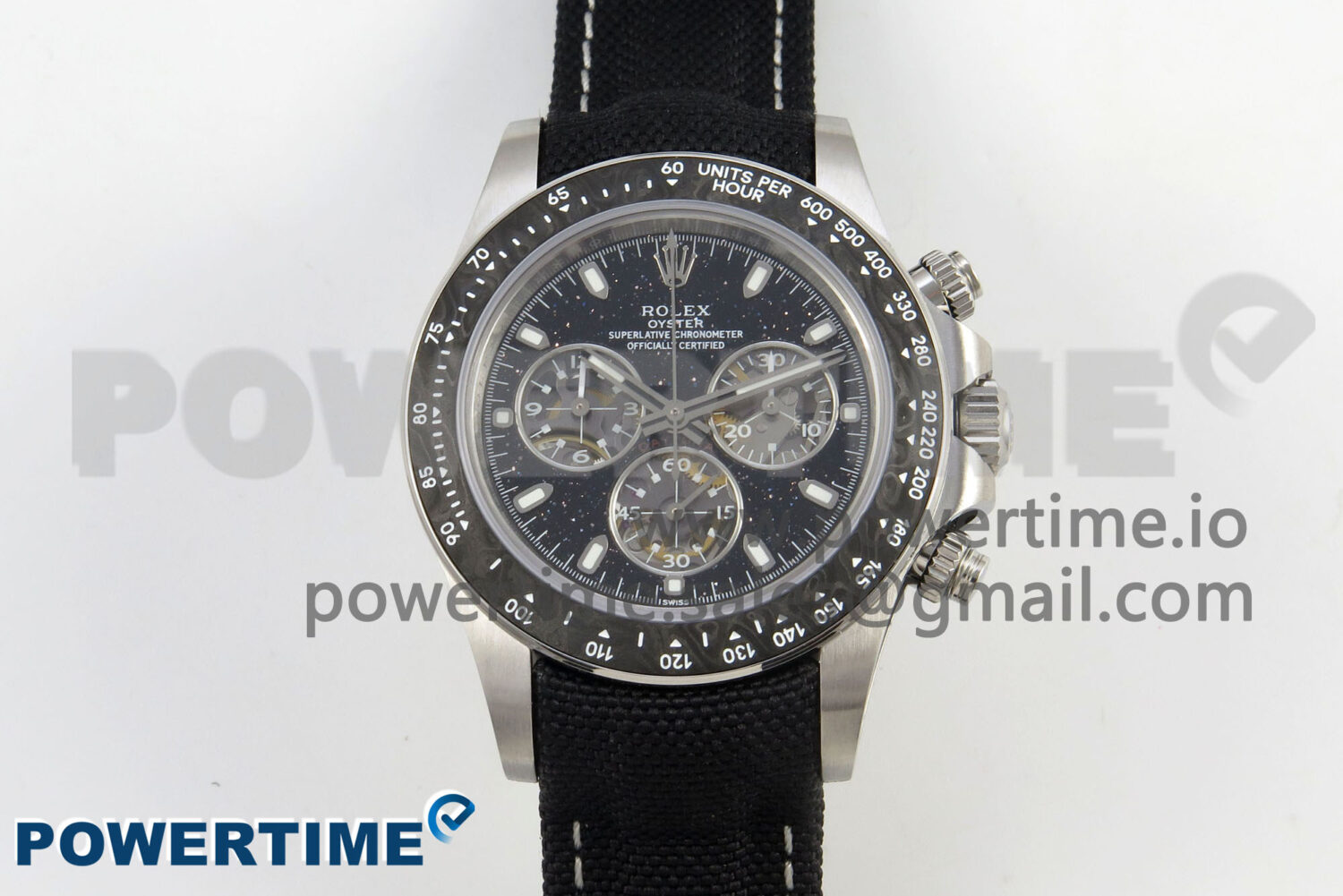 DIW Ventura Daytona ADGF Best Edition Stars Dial on Black Nylon Strap SA4130 - Image 1