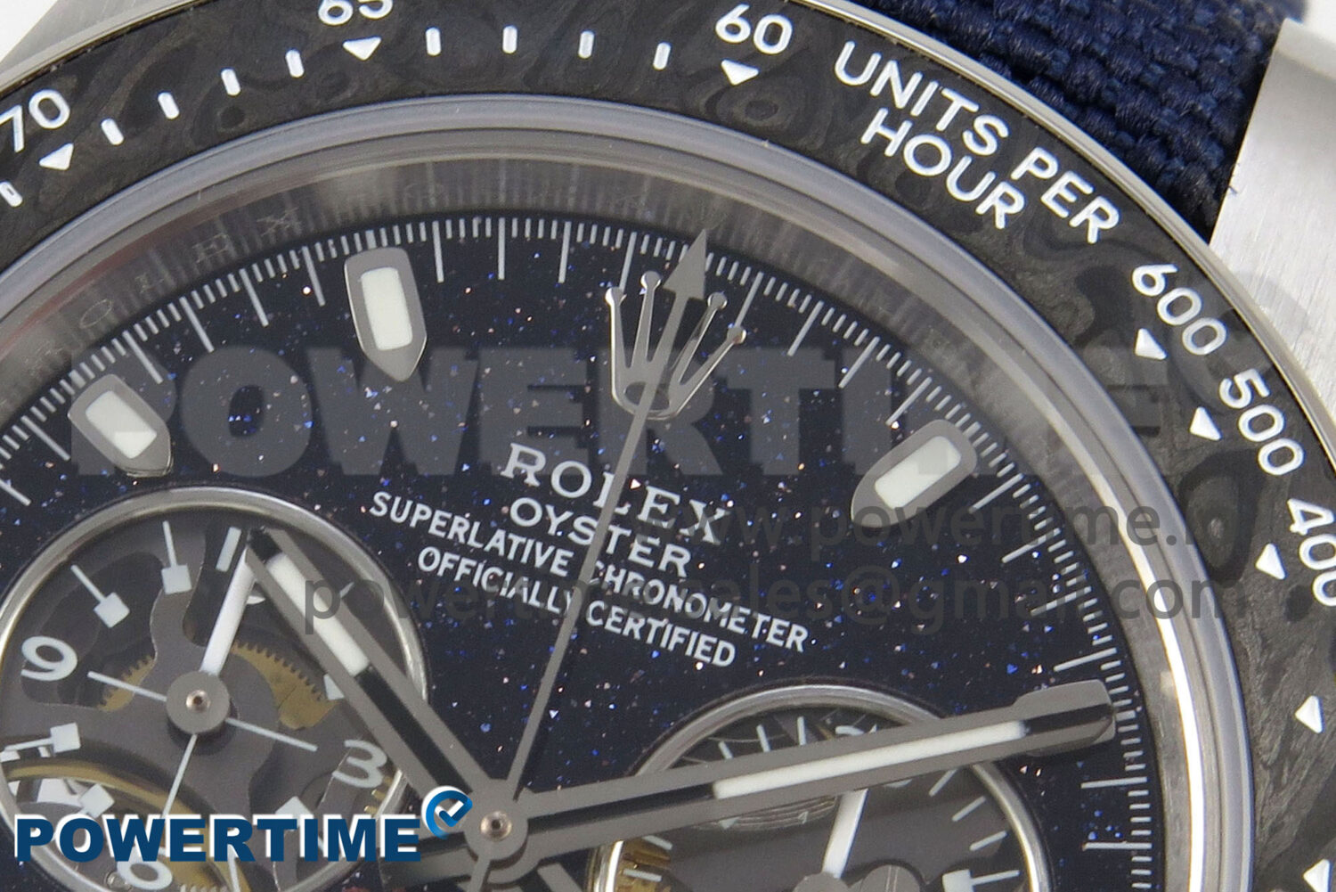DIW Ventura Daytona ADGF Best Edition Stars Dial on Blue Nylon Strap SA4130 - Image 4