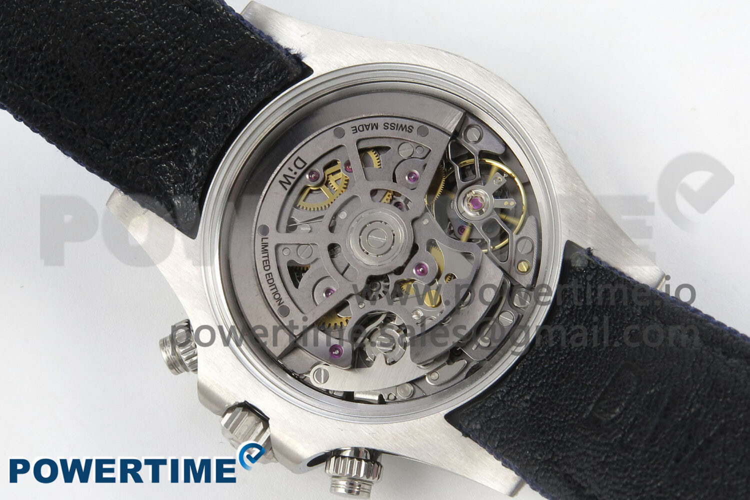 Avenger 43mm TF 1:1 Best Edition Black Dial on Black Nylon Strap A2824 V2 - Image 8