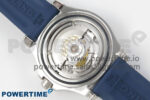 Superocean 46mm SS TF 1:1 Best Edition Blue Dial Blue Bezel on Blue Rubber Strap A2824 V2 - Image 10