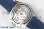 Superocean 46mm SS TF 1:1 Best Edition White Dial Blue Bezel on Blue Rubber Strap A2824 V2 - Image 8