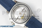 Superocean 46mm SS TF 1:1 Best Edition White Dial Blue Bezel on Blue Rubber Strap A2824 V2 - Image 9
