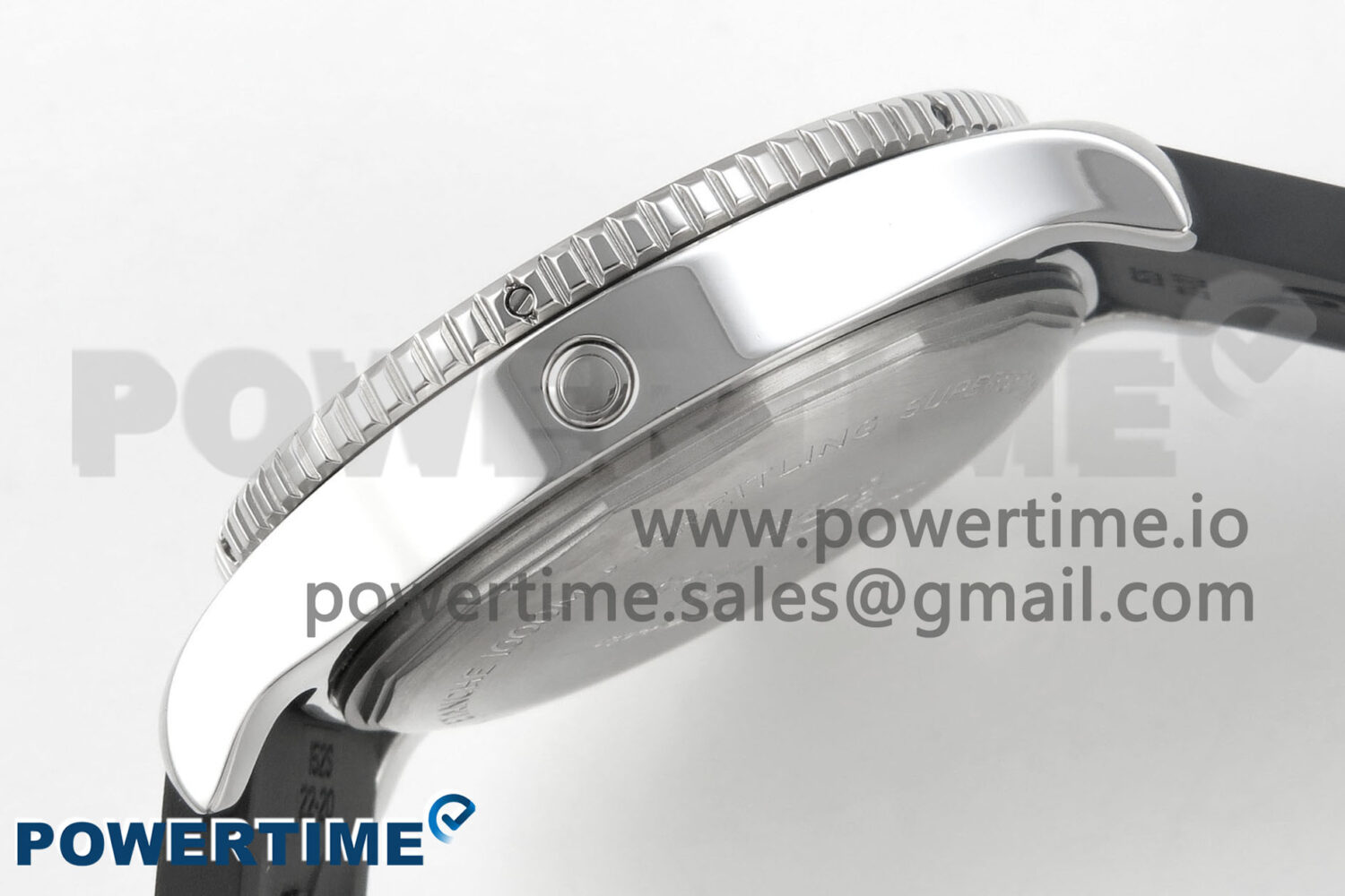 Superocean 46mm SS TF 1:1 Best Edition Black/Yellow Dial Black Bezel on Black Rubber Strap A2824 V2 - Image 7