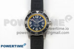 Superocean 46mm SS TF 1:1 Best Edition Black/Yellow Dial Black Bezel on Black Rubber Strap A2824 V2