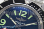 Superocean 44mm SS TF 1:1 Best Edition Black Dial Black Bezel on SS Bracelet A2824 V2 - Image 4