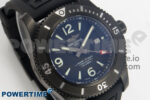 Superocean 46mm TF 1:1 Best Edition Black Dial Black Bezel on Black Rubber Strap A2824 V2 - Image 2