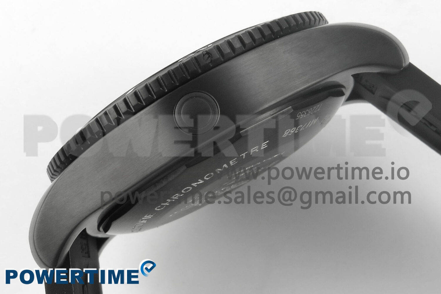 Superocean 46mm TF 1:1 Best Edition Black Dial Black Bezel on Black Rubber Strap A2824 V2 - Image 7