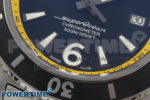 Superocean 44mm SS TF 1:1 Best Edition Blue/Yellow Dial Black Bezel on SS Bracelet A2824 V2 - Image 5