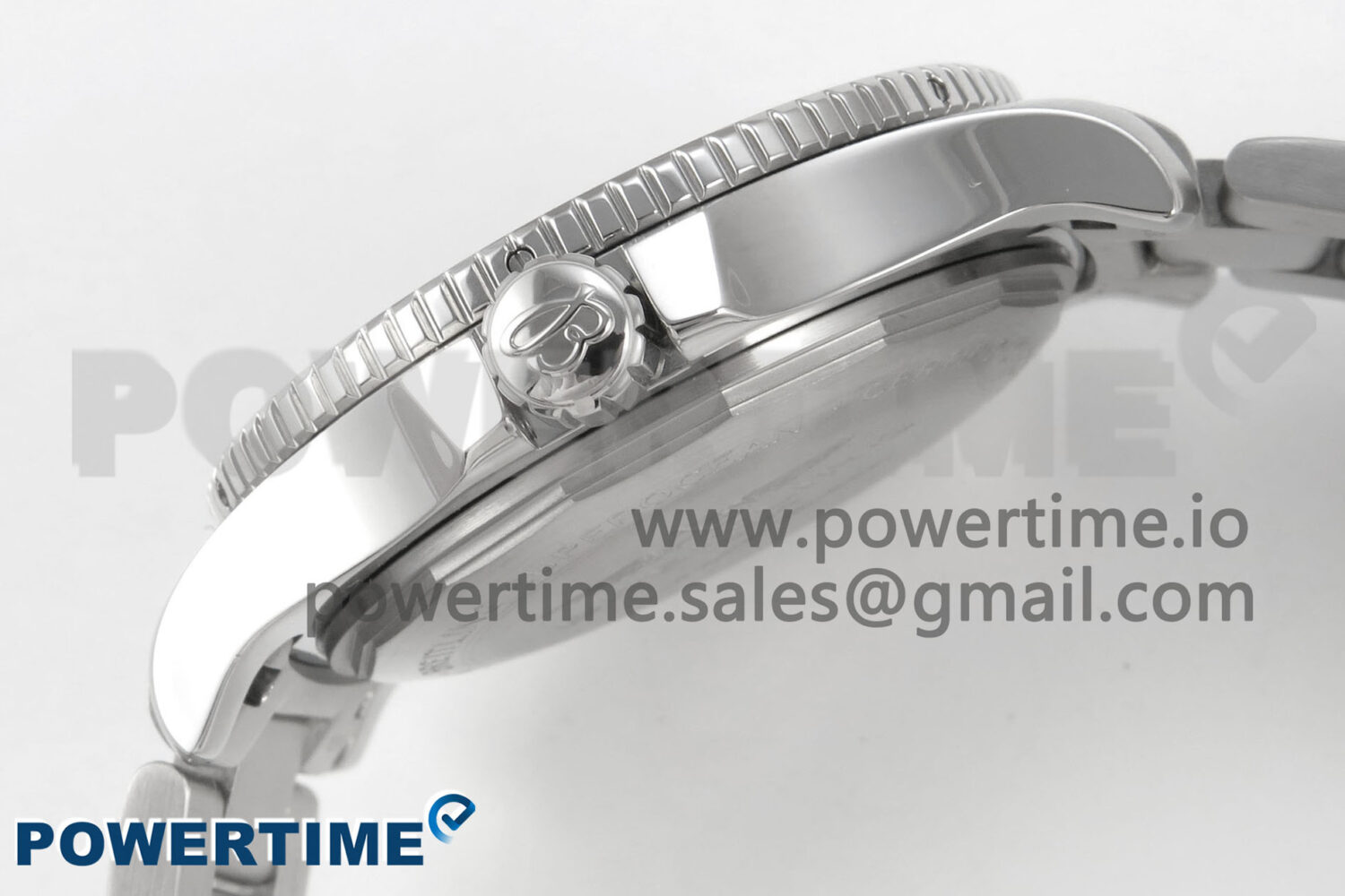 Superocean 44mm SS TF 1:1 Best Edition Blue/Yellow Dial Black Bezel on SS Bracelet A2824 V2 - Image 6
