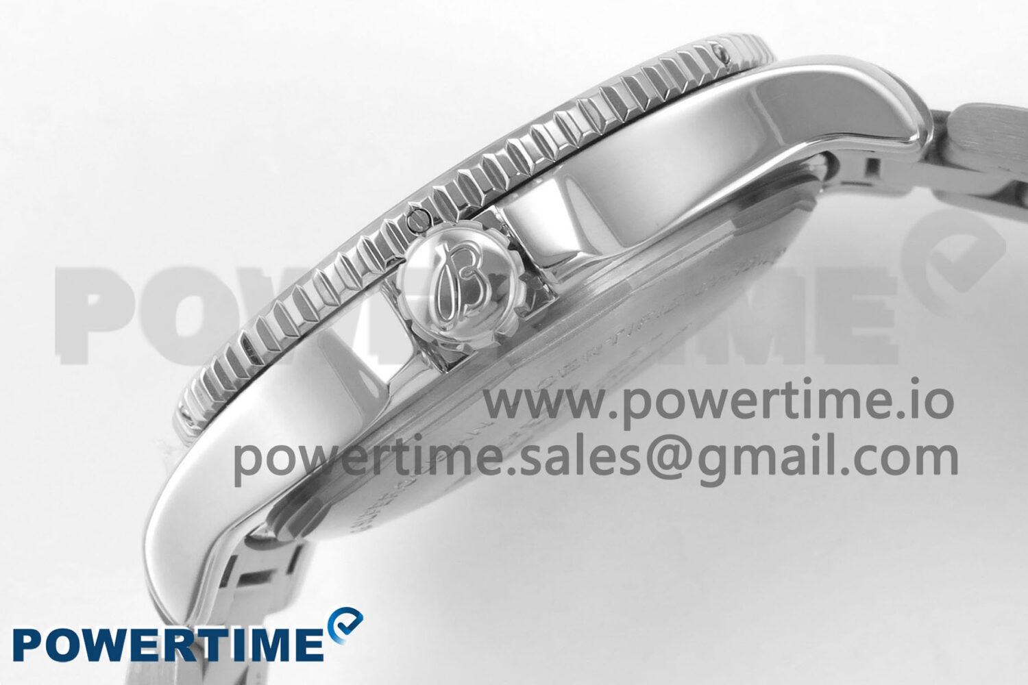 Superocean 44mm SS TF 1:1 Best Edition Blue/White Dial Blue Bezel on SS Bracelet A2824 V2 - Image 6