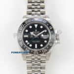 GMT-Master II 126710 GRNR Black/Gray Ceramic 904L Steel VSF 1:1 Best Edition on Jubilee Strap DD3285 V3