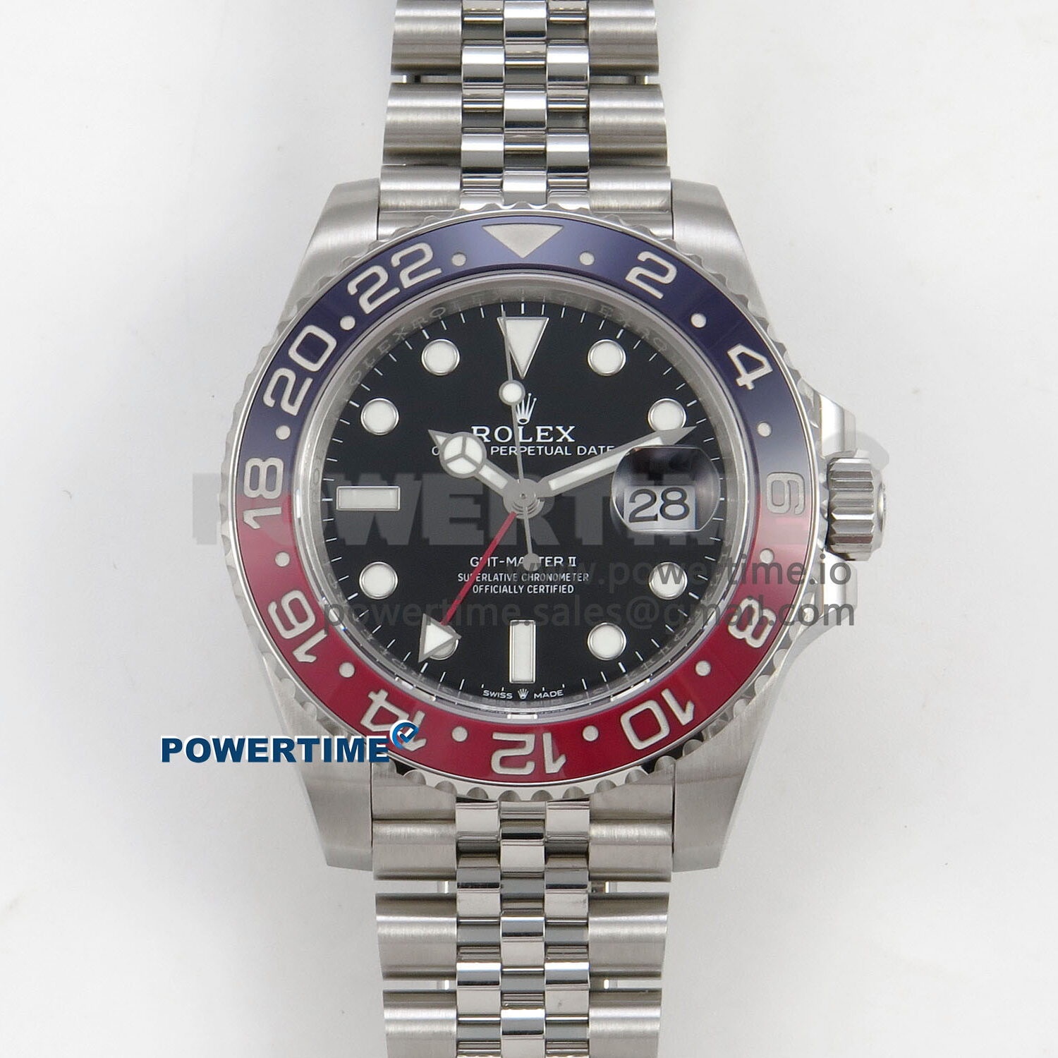 GMT-Master II 126710 BLRO 904L SS VSF 1:1 Best Edition Black Dial On Jubilee Bracelet DD3285 CHS V3