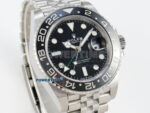 GMT-Master II 126710 GRNR Black/Gray Ceramic 904L Steel VSF 1:1 Best Edition on Jubilee Strap DD3285 V3 - Image 2