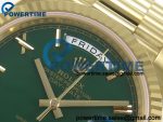 Day Date 40 YG RCF 1:1 Best Edition Green Roman Dial on President Bracelet VR3255 - Image 4