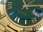 Day Date 40 YG RCF 1:1 Best Edition Green Roman Dial on President Bracelet VR3255 - Image 5