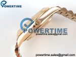 Day Date 40 RG RCF 1:1 Best Edition Brown Crystal Dial on President Bracelet VR3255(210g) - Image 6