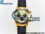 Daytona 126518 UFO 1:1 Best Edition YG/Black Stick Dial on Oysterflex Strap UF4131