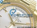 Day Date 40 YG 228238 RCF 1:1 Best Edition White Roman Dial on President Bracelet VR3255 (210g) - Image 5