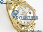Day Date 40 YG 228238 RCF 1:1 Best Edition White Roman Dial on President Bracelet VR3255 (210g) - Image 3