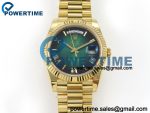 Day Date 40 YG 228238 RCF 1:1 Best Edition Green Ombre Roman Dial on President Bracelet VR3255 (210g)