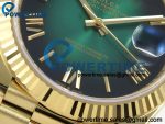 Day Date 40 YG 228238 RCF 1:1 Best Edition Green Ombre Roman Dial on President Bracelet VR3255 (210g) - Image 5