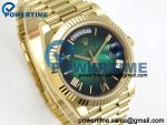 Day Date 40 YG 228238 RCF 1:1 Best Edition Green Ombre Roman Dial on President Bracelet VR3255 (210g) - Image 3