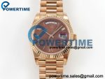 Day Date 40 RG 228235 RCF 1:1 Best Edition Red Roman Dial on President Bracelet VR3255 (210g)