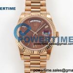 Day Date 40 RG 228235 RCF 1:1 Best Edition Red Roman Dial on President Bracelet VR3255 (210g)
