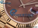 Day Date 40 RG 228235 RCF 1:1 Best Edition Red Roman Dial on President Bracelet VR3255 (210g) - Image 6