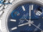 DateJust 41 126334 904L SS VSF 1:1 Best Edition V2 Blue Textured Dial on Jubilee Bracelet VS3235 (133g) - Image 4