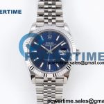 DateJust 41 126334 904L SS VSF 1:1 Best Edition V2 Blue Dial on Jubilee Bracelet VS3235 (133g)
