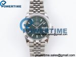 DateJust 41 126334 904L SS VSF 1:1 Best Edition V2 Green Textured Dial on Jubilee Bracelet VS3235 (133g)