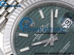 DateJust 41 126334 904L SS VSF 1:1 Best Edition V2 Green Textured Dial on Jubilee Bracelet VS3235 (133g) - Image 4