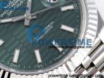 DateJust 41 126334 904L SS VSF 1:1 Best Edition V2 Green Textured Dial on Jubilee Bracelet VS3235 (133g) - Image 5